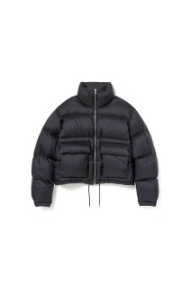 SUPER LIGHT NYLON RIPSTOP DOWN BLOUSON - BLACK (A25AB03NL)