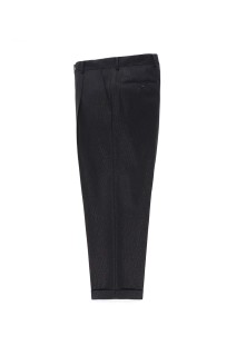 PLEATED TROUSERS ( TYPE-2 ) / BLACK (WMGP-WMP-TR05)