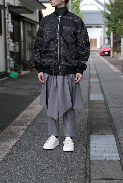 sacai サカイフーデットブルゾン20aw サイズ2 www.barrailhnos.com.py