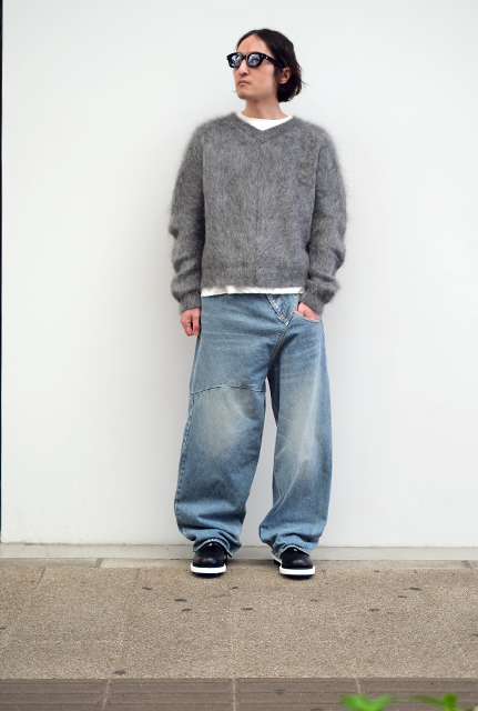 doublet / DISTORTED CUTTING DENIM PANTS