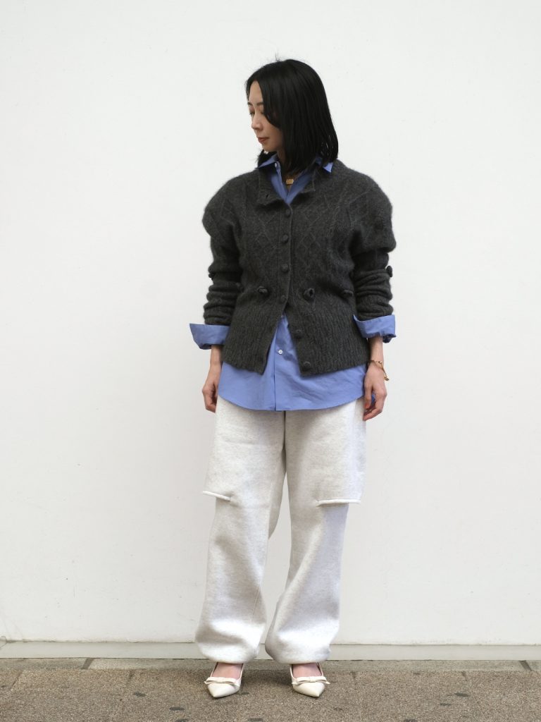 mukcyen / yak cable knit cardigan