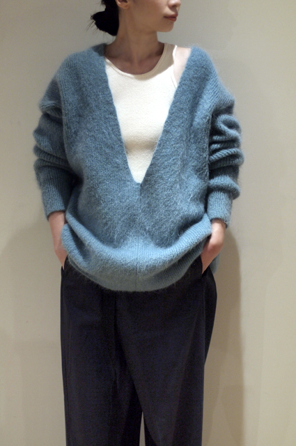 shinzone mohair Vネック