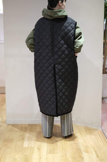 auraleeShinzone  SLEEVELESS QUILTING COAT