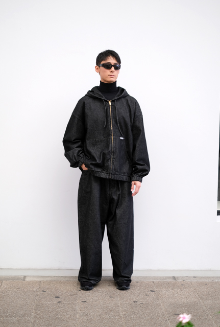 COOTIE PRODUCTIONS / Denim Zip Up Hooded Jacket