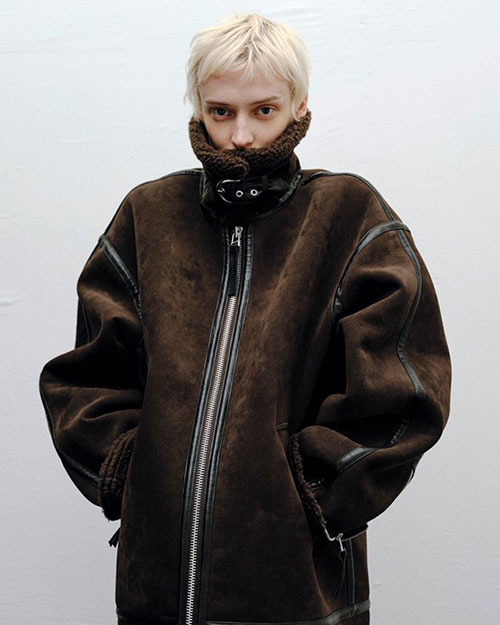 ジャケット・アウター todayful ECO LEATHER OVER JACKET olive todayful ECO LEATHER OVER JACKET olive Olive Green Leather Jacket