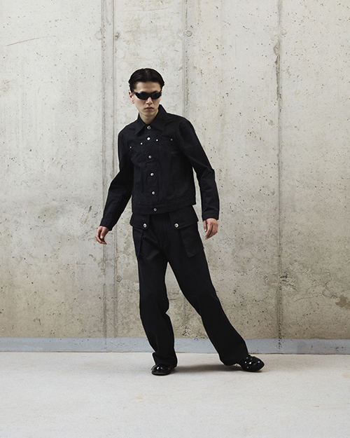 OMAR AFRIDI ブラック タンクトップ 46 International Gallery BEAMS（インターナショナルギャラリー ビームス