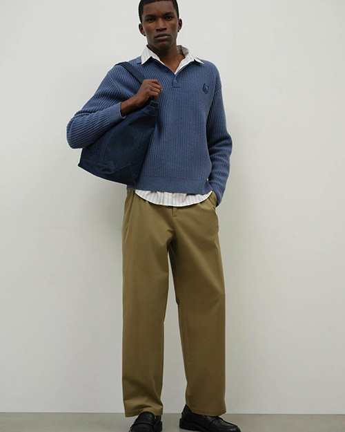 【美品】MAISON KITSUNE メゾンキツネ　ジップ　デニム　ブルゾン メゾンキツネ】ストレート デニム ジャケット – GQ SHOP