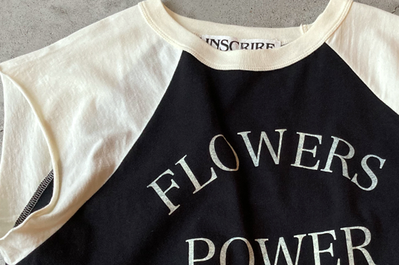 Inscrire / FLOWERS POWER Logo No Sleeve