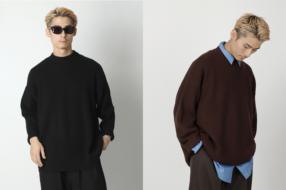 【Exclusive】THE DAY / Merino Wool Crewneck Knit