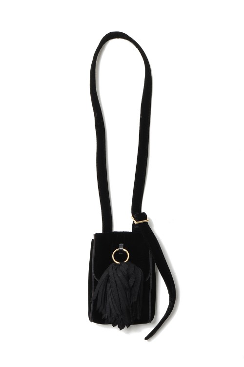 Black tassel shoulder bag deals