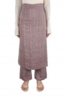 Layered Jacquard Skirt-LAVENDER(12010804)