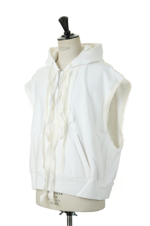 SLEEVELESS HALF ZIP SWEAT HOODIE (MID20SS-CU05) | セレクトショップ