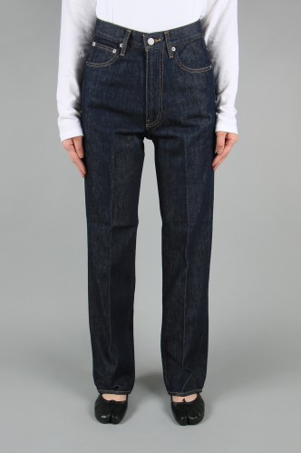 auralee hard twist denim 5p pants