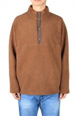 Graphpaper Wool Boa High Neck Pull Over - Camel (GU203-70165)