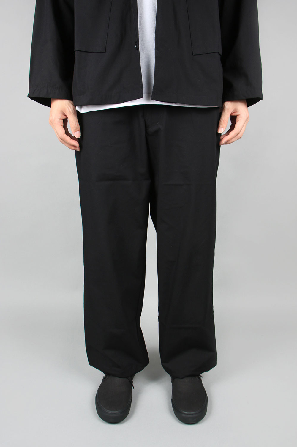 SMOCK NYCO TROUSERS - BLACK (202BRDS-PTM04) | セレクト 