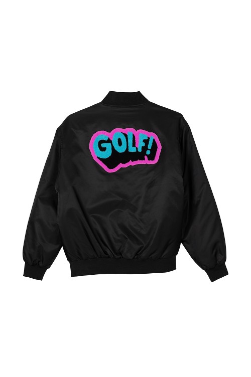 WHAM BOMBER JACKET by GOLF WANG / BLACK 