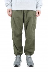 Gold COTTON WEATHER CARGO PANTS - OLIVE (GL41973)