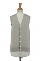 SLOANE Cotton Vest -BEIGE(SL5S-179)