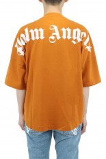 Palm Angels CLASSIC LOGO OVER TEE /  HONEY GINGER WHITE(PMAA002S21JER0032201)