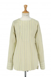 Yarndye Stripe Shirts -LIGHT GREEN(12110418)