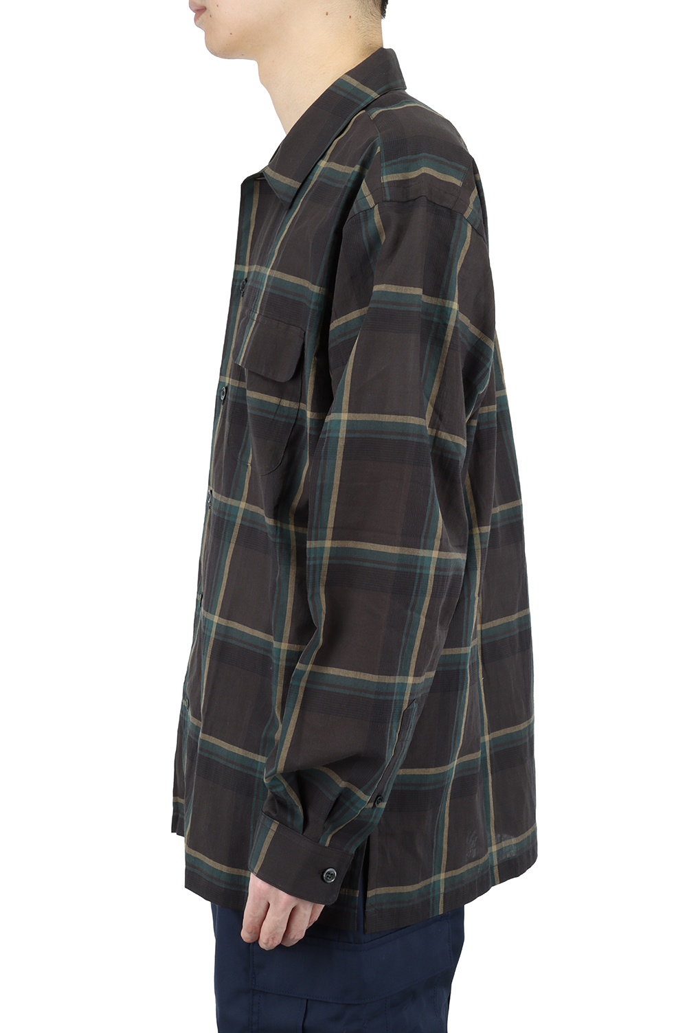 MILPITAS CHECK LS SHIRT - GREEN (211BRDS-SHM06) | セレクト MILPITAS CHECK LS SHIRT - GREEN (211BRDS-SHM06) | セレクト