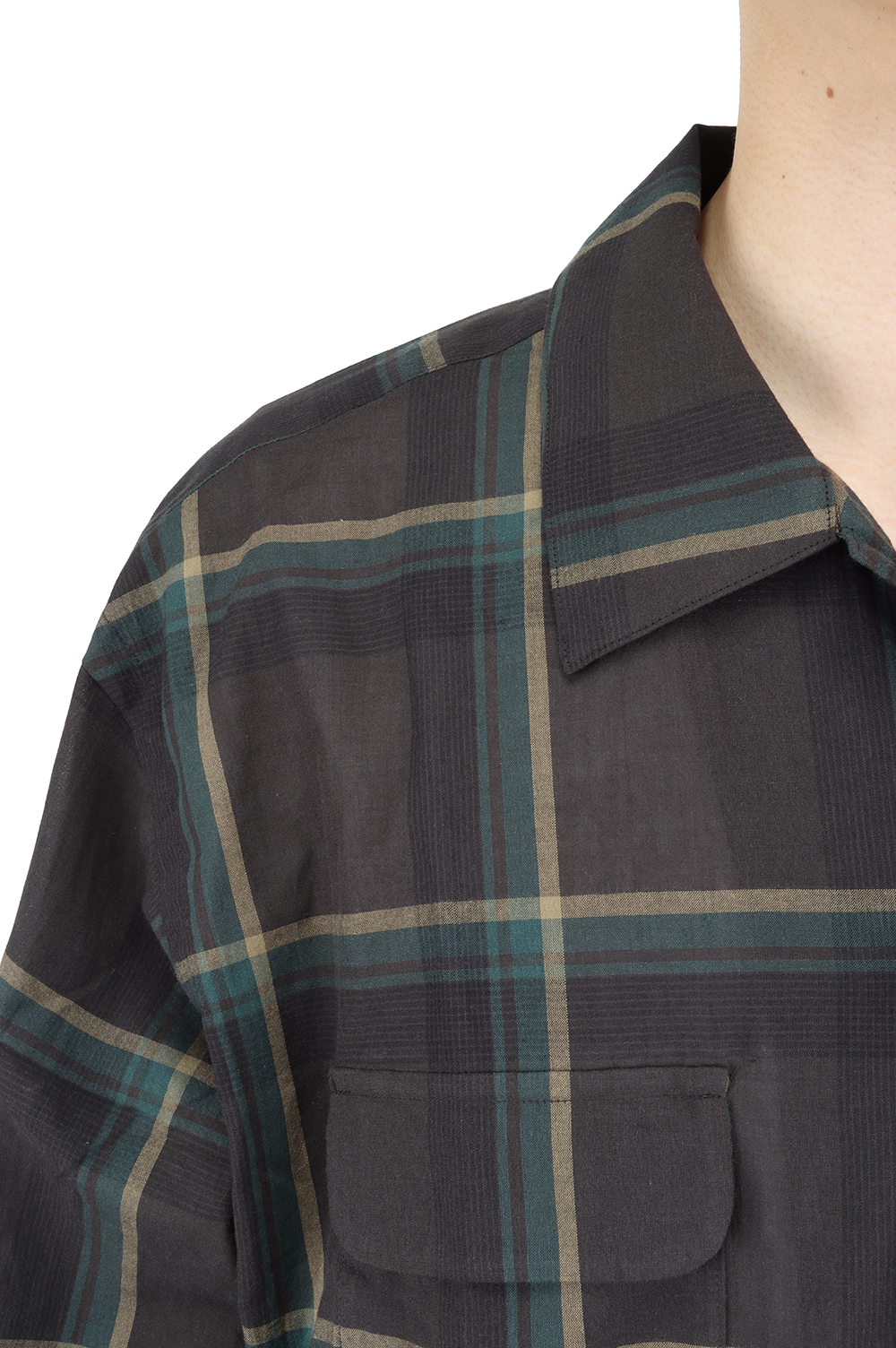 MILPITAS CHECK LS SHIRT - GREEN (211BRDS-SHM06) | セレクト