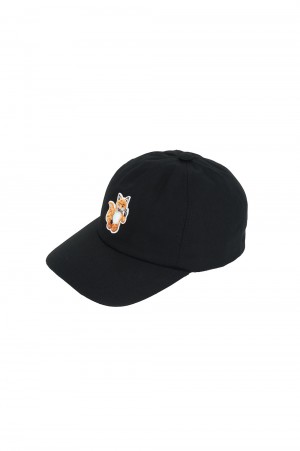 Maison Kitsune -Men- ALL-RIGHT FOX 6P CAP (HU06145WW0007)