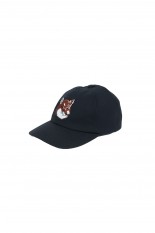 Maison Kitsune -Men- LARGE FOX HEAD EMBROIDERY 6P CAP (HU06118WW0007)