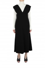 Mame Kurogouchi V Neck Sleeveless Dress (MM21PF-DR717)