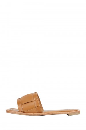 RANDOM MESH SANDAL -CAMEL (313) (~Size39)