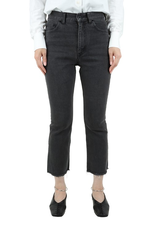 MADISON BLUE HEM CUT SLIM フレアデニム グレー MADISONBLUE / マディソンブルー】HEM CUT FLARE PANTS DENIM