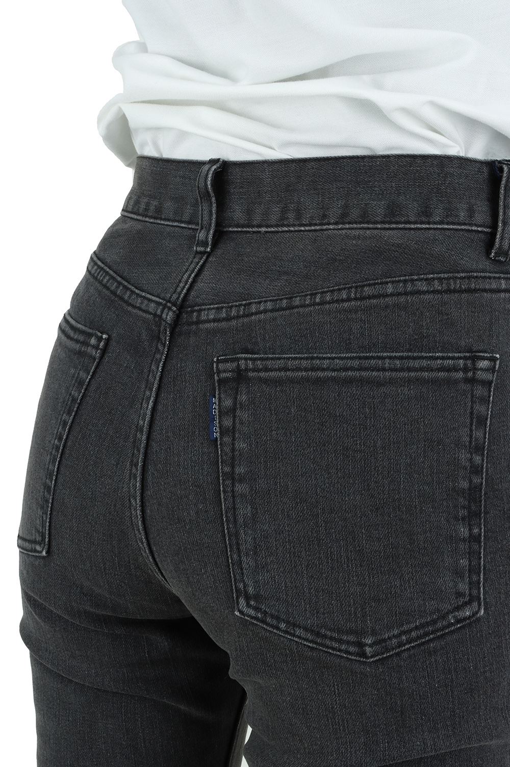 MADISON BLUE HEM CUT SLIM フレアデニム グレー MADISONBLUE(マディソンブルー)のHEM CUT SLIM FLARE DENIM通販