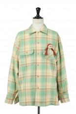 doublet CHECK SHIRT WITH MY DOLL(21AW17SH99)-MINT-