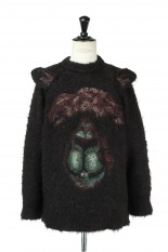 doublet ANIMAL EMBROIDERY PULLOVER(21AW33KN55)-ALPACA-