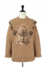 doublet ANIMAL EMBROIDERY PULLOVER(21AW33KN55)-CAMEL-