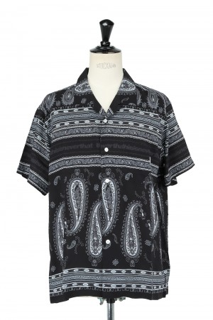 Thisisneverthat Paisley S/S Shirt/Black(TN21SSH005)