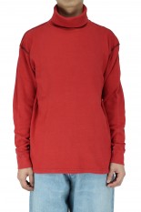 Porter Classic HAND WORK  THERMAL TURTLENECK / RED (PC-020-1757)