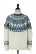 Junya Watanabe Comme des Garcons Man Nordic Sweater(WH-N005-051-2)-WHITE-