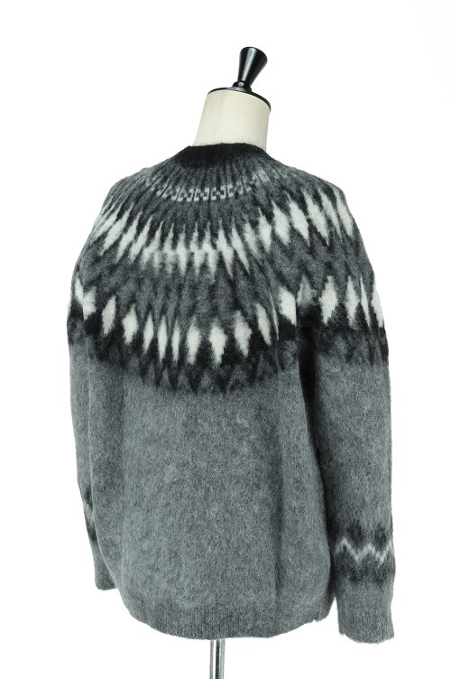 Nordic Sweater(WH-N005-051-1)-GREY- | セレクトショップ 