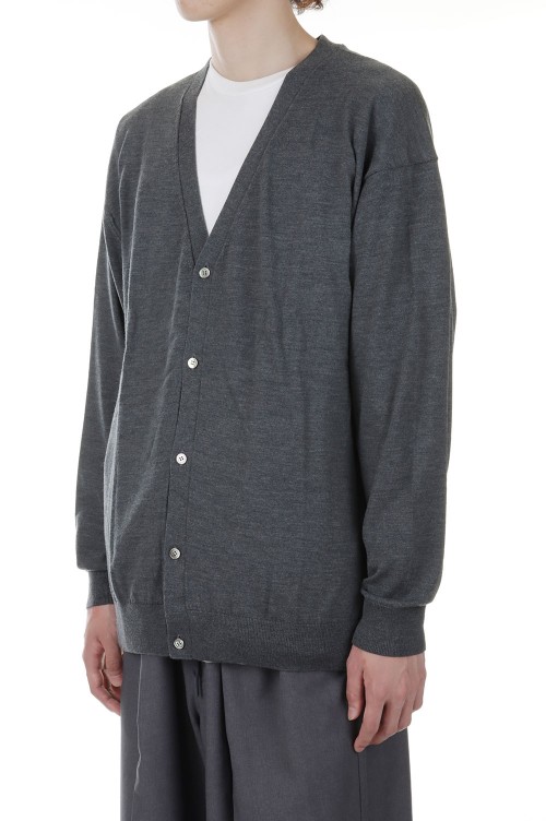 High Gauge Knit Cardigan - C.GRAY (GM213-80018B) | セレクト