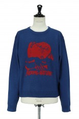 Fucking Awesome Embrace Entarsia Sweater/Blue & Red