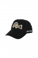 Palm Angels SPRAY PA BEAR CAP/BLACK BROWN(1060 BLACK BROWN)