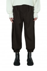 Iirot Front tuck balloon pants -Brown (016-021-WP40)