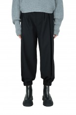 Iirot Front tuck balloon pants -Black (016-021-WP40)
