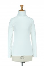 Iirot Stretch jersey high-neck -White (016-021-CT39)