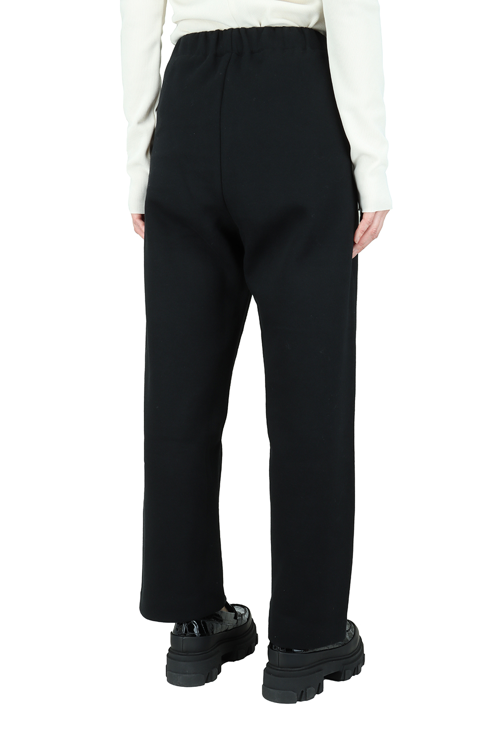 C30/-Heavy cotton easy pants -Black (016-021-CP04