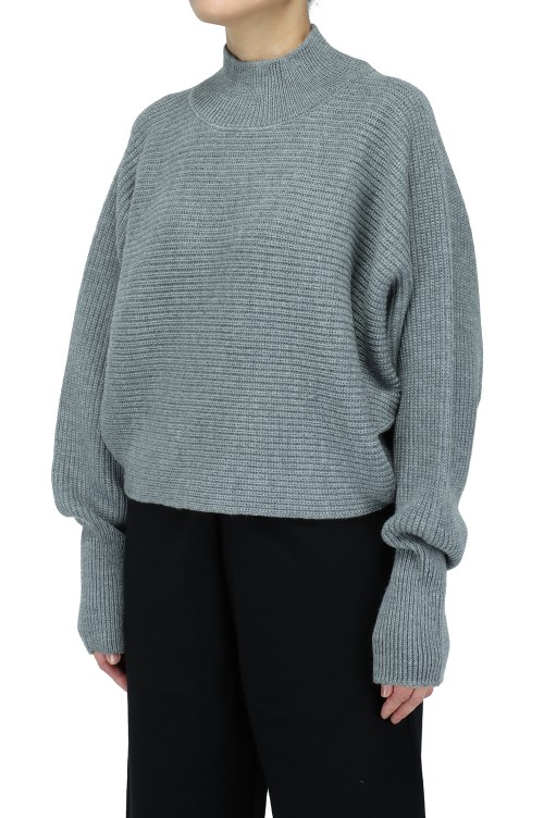 IIROT Cotton Turtle Neck Knit Top イロット | unimac.az
