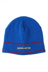 Fucking Awesome Little Stamp Stripe Beanie / Blue & Red
