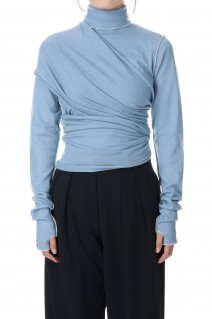 Wool ensemble L/S-BLUE(PA21-CS08)