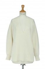 Pheeny Half cardigan V neck knit(PA21-KT06)